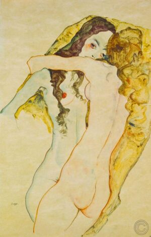 Dos Mujeres abrazando