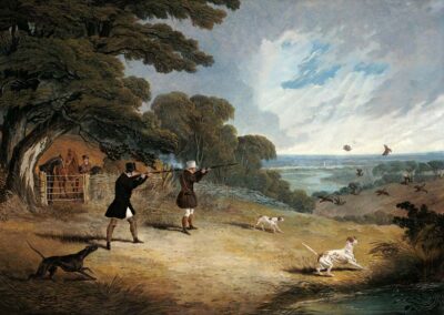 Disparando a la perdiz Six Mile Bottom. 1833