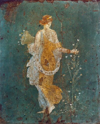 Flores con una cornucopia (Pompeya )