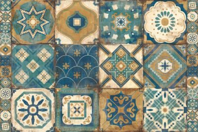 Moroccan Tiles Blue