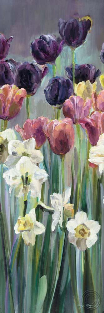 Grape Tulips Panel II