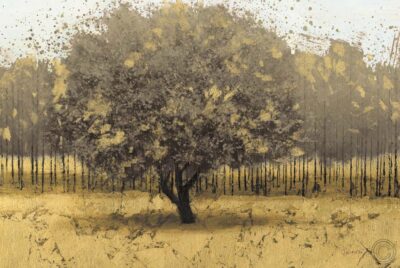 Golden Trees I Taupe