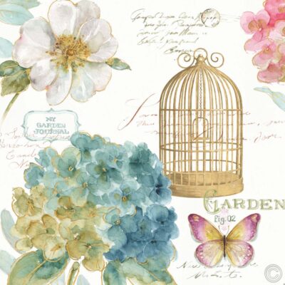 Rainbow Seeds Floral Birdcage III