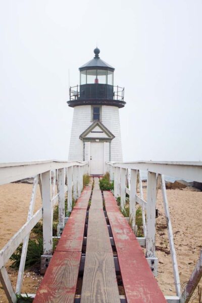 Brant Point Lighthouse. Faro de Brant Point