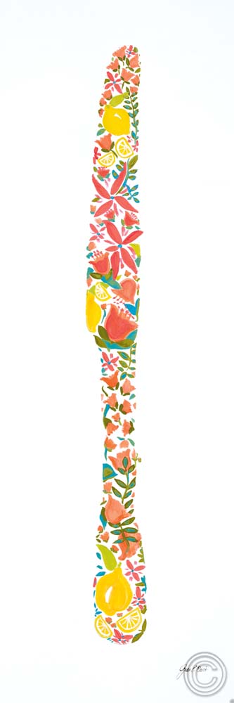 Floral Knife