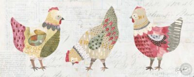 Pollos de patchwork I
