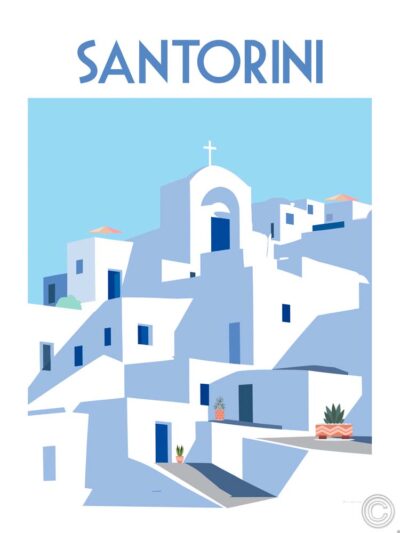 Poster de Santorini III